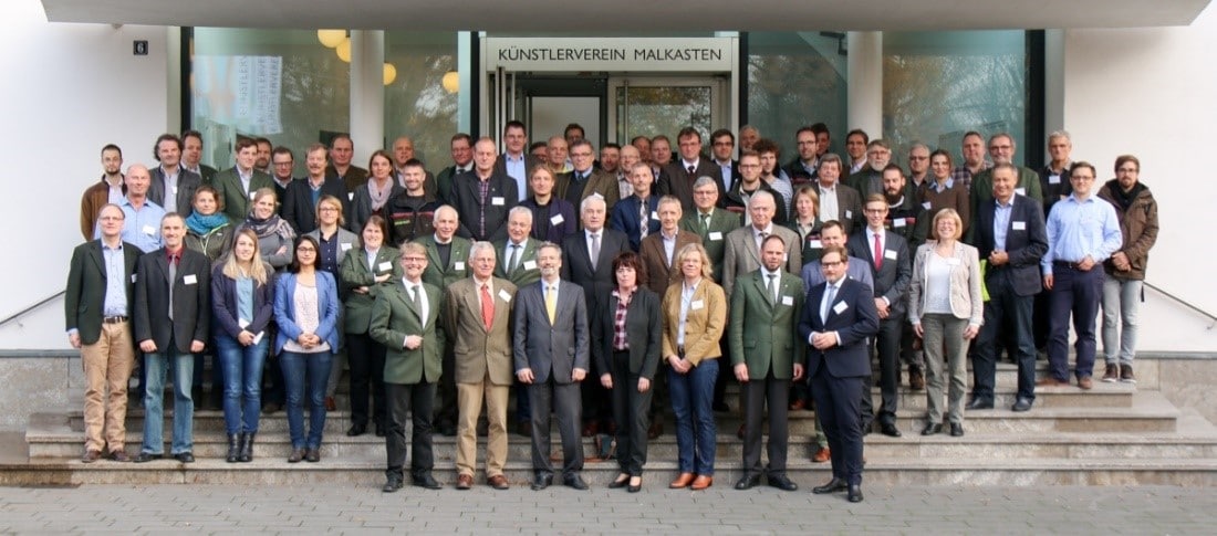 Abschlussveranstaltung zum Waldklimafonds-Projekt „Bewertung der Klimaschutzleistungen der Forst- und Holzwirtschaft auf lokaler Ebene (BEKLIFUH)“ am 24. November 2016 in Düsseldorf (Bildquelle: PK-Media Consulting GmbH).